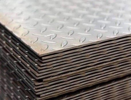 MS chequered plate stack