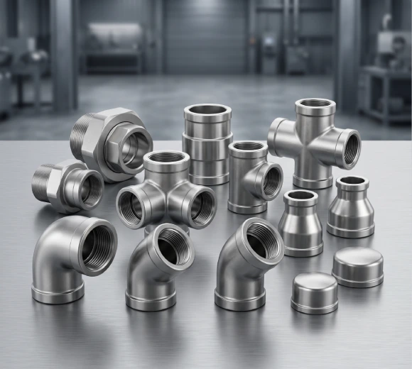Stainless steel socketweld fittings