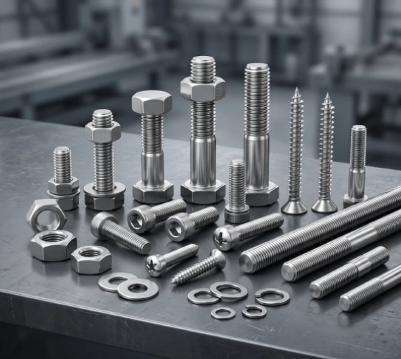 Stainless steel fasteners - bolts, nuts and washers