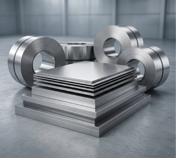 Stainless steel sheets, plates and coils